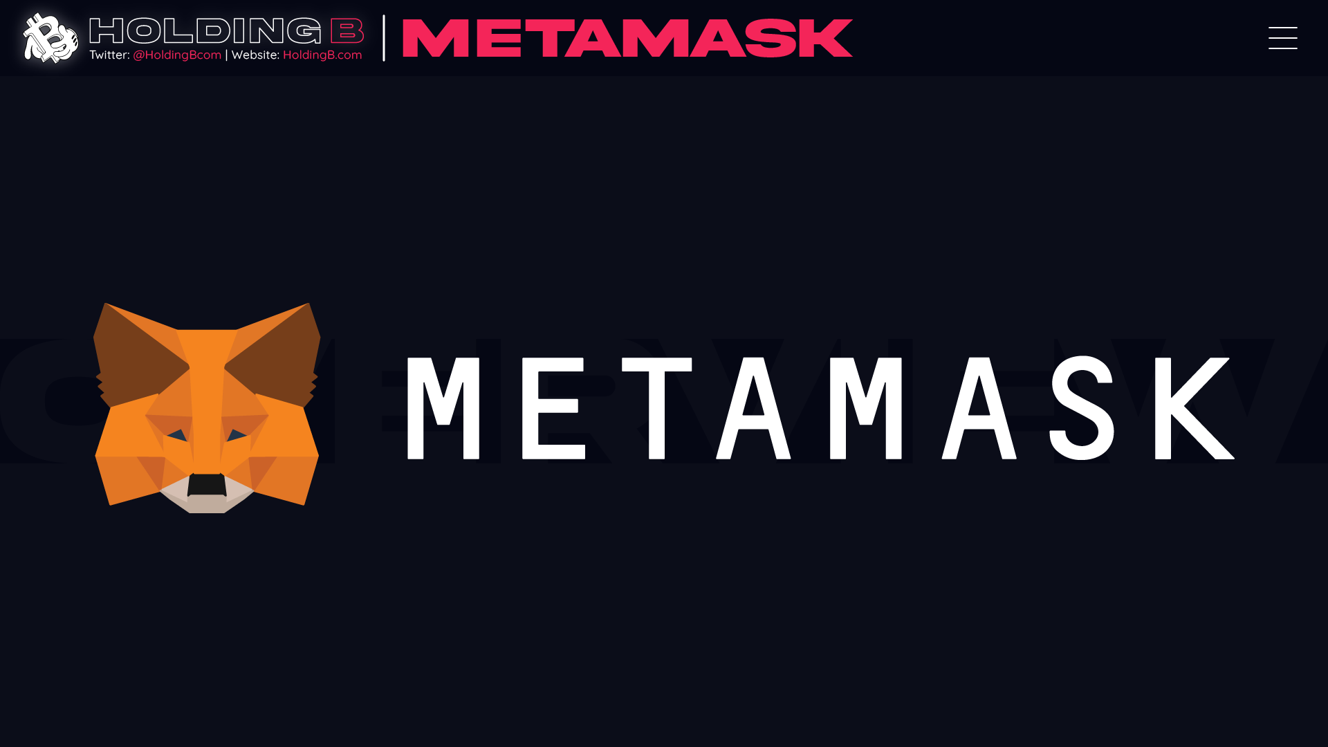 WHAT IS A METAMASK WALLET?