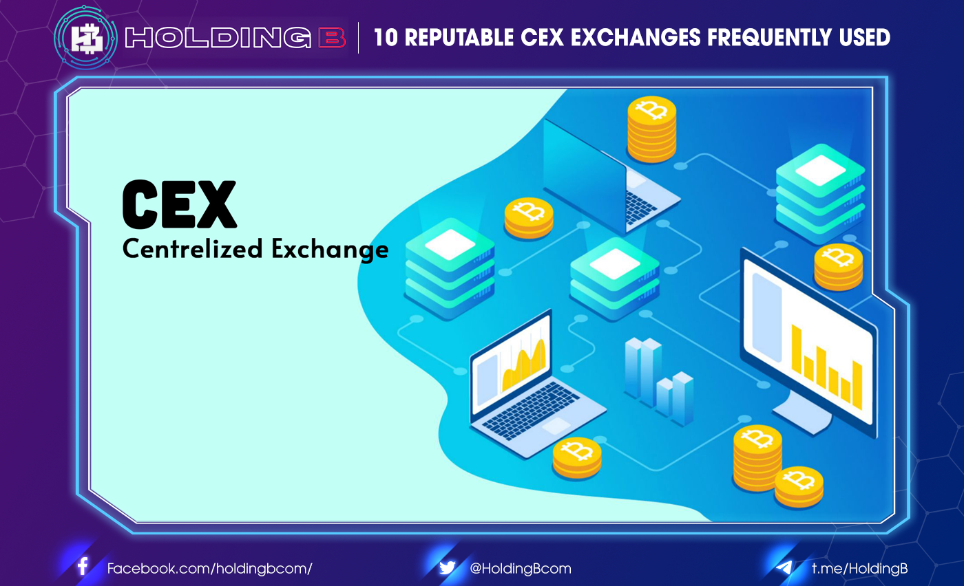 10 Reputable CEX Exchanges Frequently Used