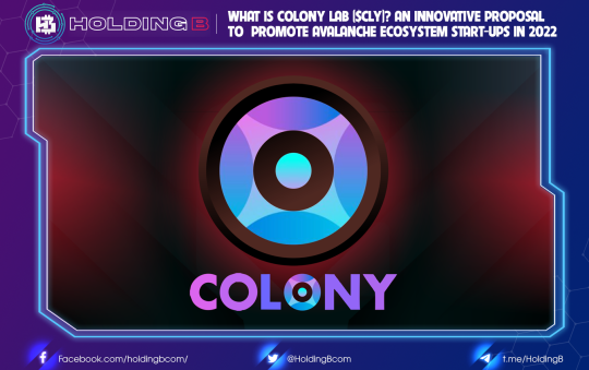 What is Colony Lab ($CLY)? An Innovative Proposal to Promote Avalanche Ecosystem Start-Ups in 2022
