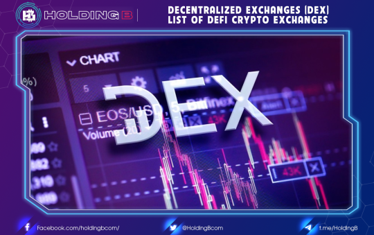 Decentralized Exchanges (DEX) – List of DeFi Crypto Exchanges