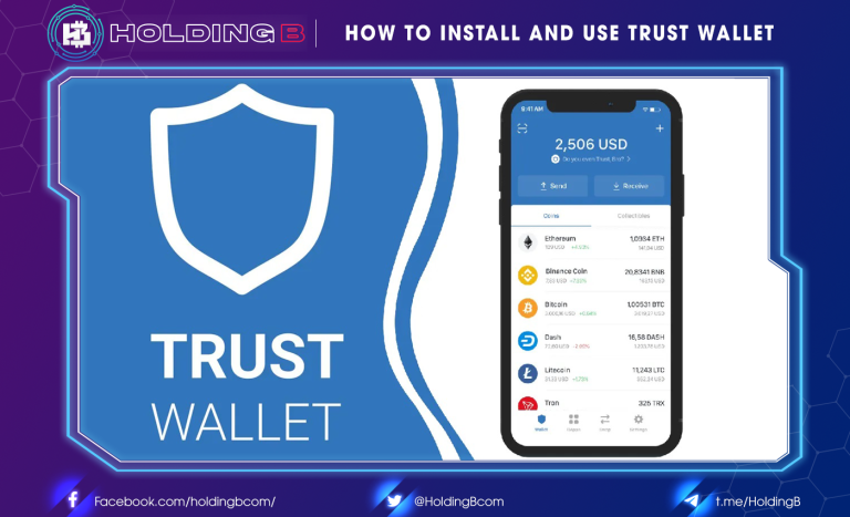 How to install and use Trust Wallet | HoldingB.com
