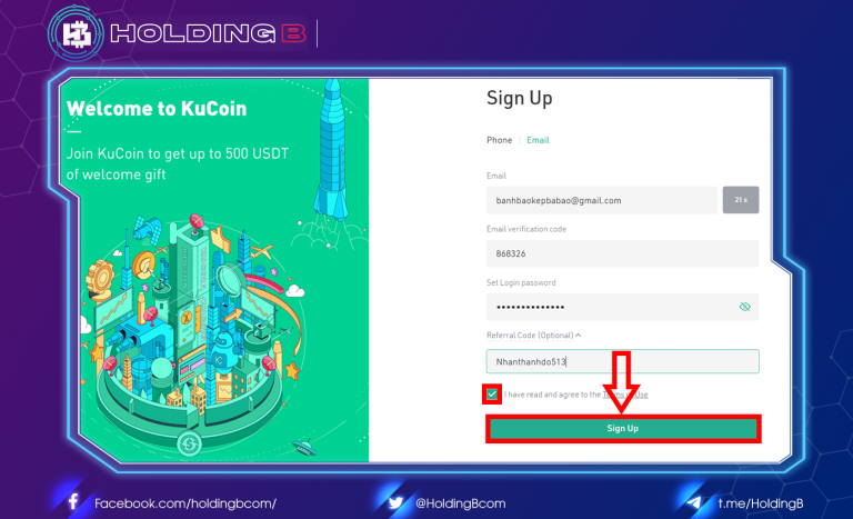 where do you see kucoin confirmations