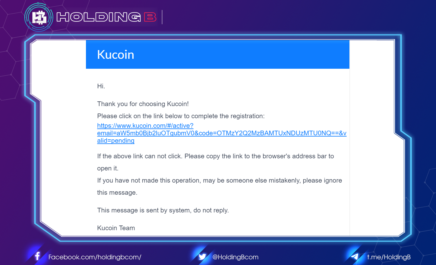 kucoin please match the following request