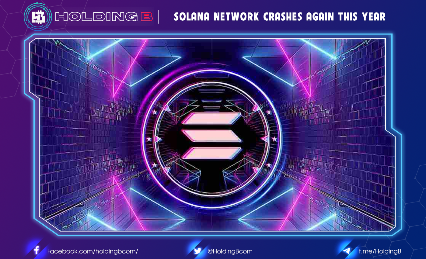 Solana network crashes again this year